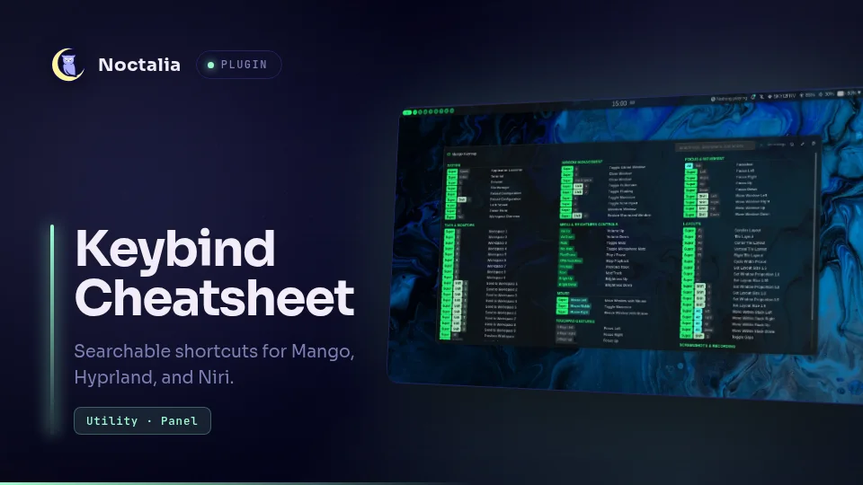 Keybind Cheatsheet panel
