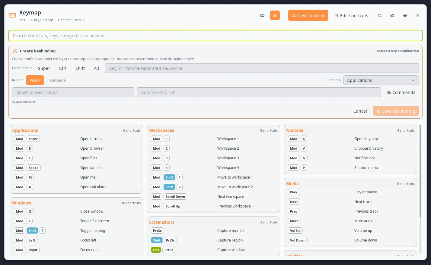 Shortcut creator